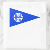 ミネアポリス国旗 長方形シール (バッグ)