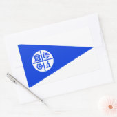 ミネアポリス国旗 長方形シール (封筒)