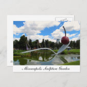ミネアポリス彫刻庭葉書 ポストカード (正面/裏面)