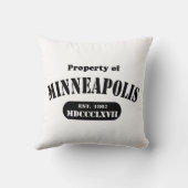 ミネアポリス装飾用クッションカスタマイズ-  クッション (裏面)