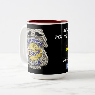 ミネアポリス警察のギフトマグ ツートーンマグカップ