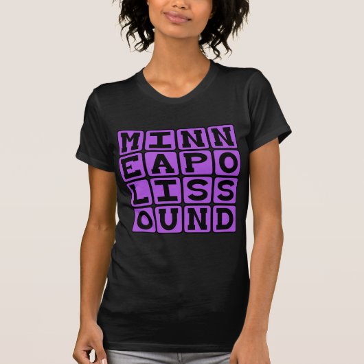 ミネアポリス・サウンド 音楽ジャンル Tシャツ (正面)