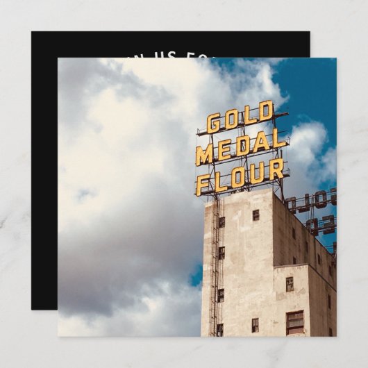 ミネアポリス ミネソタ 招待状 (正面/裏面)