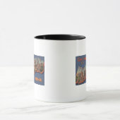 ミネアポリス，ミネソタ – Large Letter Scenes マグカップ (中央)