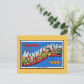 ミネアポリスMNからのヴィンテージの挨拶 ポストカード (スタンド正面)