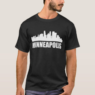 ミネアポリスMNのスカイライン Tシャツ