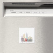 ミネアポリスV2スカイラインポスター マグネット (インサイチュ (食洗機))