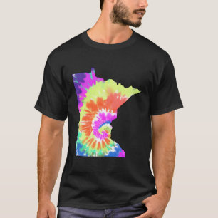 ミネソタおもしろい絞り染め Tシャツ