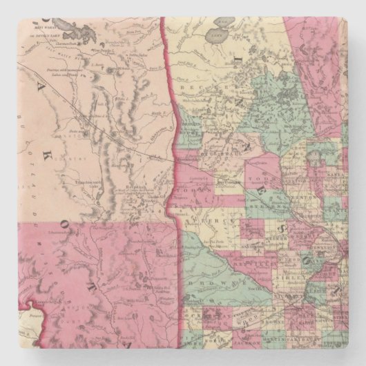 ミネソタおよびダコタ ストーンコースター (正面)