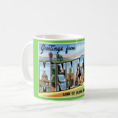 ミネソタからのご挨拶! コーヒーマグカップ (正面左)