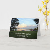 ミネソタからの挨拶 カード (黄色い花)