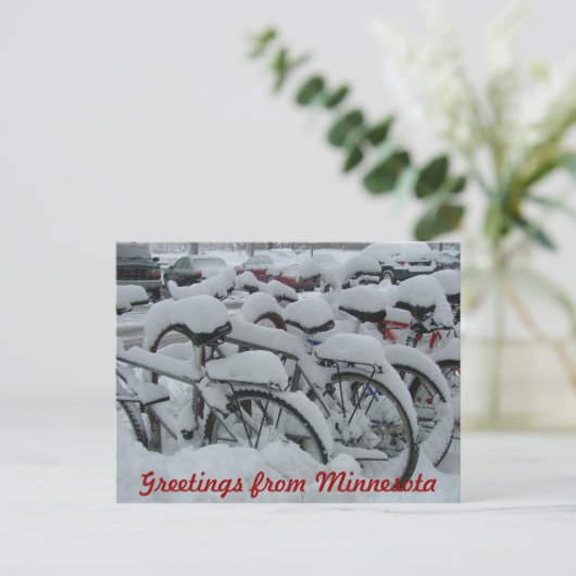 ミネソタからの挨拶 ポストカード (スタンド正面)
