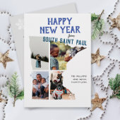 ミネソタから新年を迎え、4枚の写真を掲載 シーズンカード