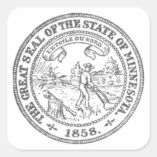 ミネソタのシール スクエアシール (正面)