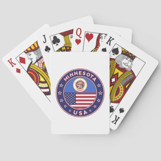 ミネソタのステッカー、電話ケース、バッグ、時計 トランプ (裏面)