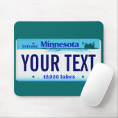 ミネソタのナンバープレートのマウスパッド マウスパッド (マウス)