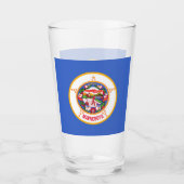 ミネソタのビアグラス タンブラーグラス (正面)