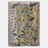 ミネソタのブランケットの裏庭の鳥 スローブランケット (正面縦)