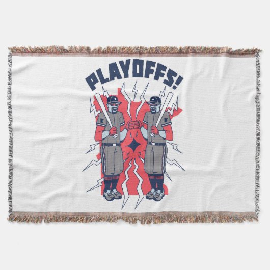 ミネソタのプレーオフ野球 スローブランケット (正面)