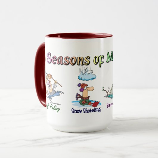 ミネソタのマグの季節 マグカップ (正面左)