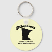 ミネソタのモットー – 10,000湖の土地 キーホルダー (正面)