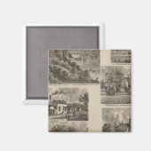 ミネソタのレジデンスと工場 マグネット (正面/裏面)