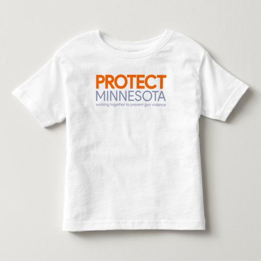 ミネソタのロゴの幼児のTシャツを保護して下さい トドラーTシャツ (正面)