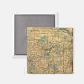 ミネソタのロードマップ マグネット (正面/裏面)