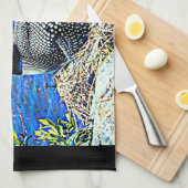 ミネソタの公有地の水潜り鳥 キッチンタオル (四つ折り)