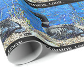 ミネソタの公有地の水潜り鳥 ラッピングペーパー (ロールコーナー)