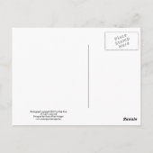 ミネソタの冬の郵便はがき ポストカード (裏面)