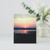 ミネソタの北の日没 ポストカード (スタンド正面)