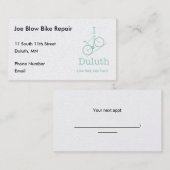 ミネソタの名刺 予約カード (正面/裏面)