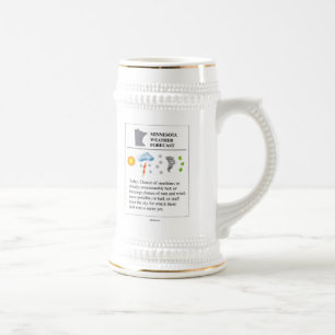 ミネソタの天気予報;) ビールジョッキ