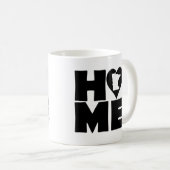 ミネソタの家のハートの州のマグかタンブラー コーヒーマグカップ (正面右)