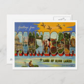 ミネソタの挨拶 ポストカード (正面/裏面)