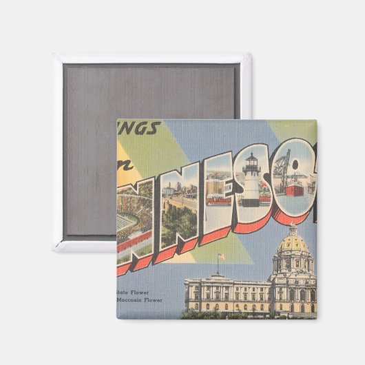 ミネソタの挨拶 マグネット (正面/裏面)