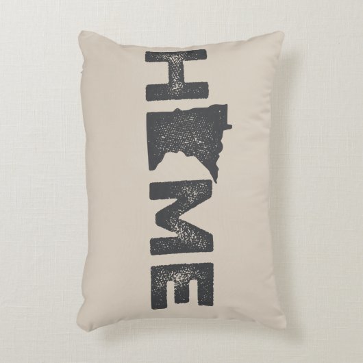 ミネソタの故郷の州愛枕 アクセントクッション (正面(垂直))