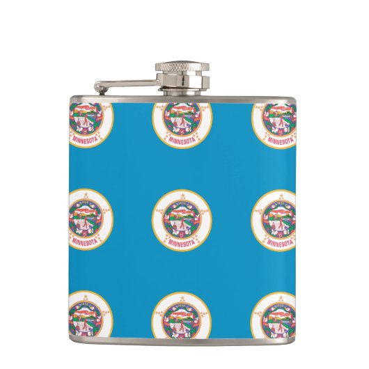 ミネソタの旗 フラスク (正面)