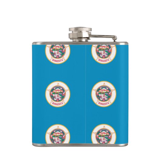 ミネソタの旗 フラスク (裏面)