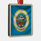 ミネソタの旗 メタルオーナメント (右)