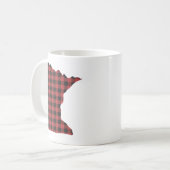 ミネソタの格子縞のマグ コーヒーマグカップ (正面左)