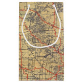 ミネソタの標準の地図 スモールペーパーバッグ (裏面)