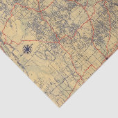 ミネソタの標準の地図 薄葉紙 (詳細)