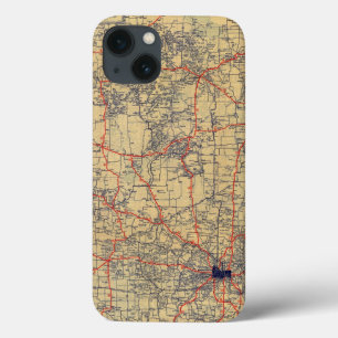 ミネソタの標準の地図 iPhone 13ケース