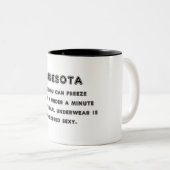 ミネソタの氷結 ツートーンマグカップ (正面右)