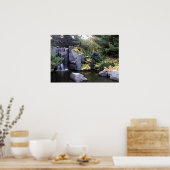 ミネソタの滝の水彩バージョン ポスター (キッチン)