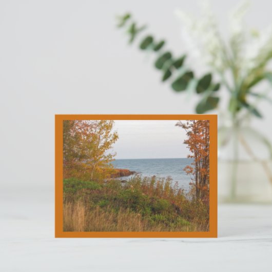 ミネソタの秋 ポストカード (スタンド正面)