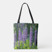 ミネソタの紫色の原産のLupine トートバッグ (裏面)