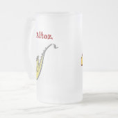 ミネソタの行進ALTO フロストグラスビールジョッキ (正面左)